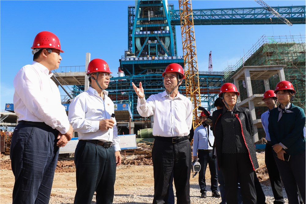 自治区政协副主席、党组副书记黄道伟调研柳钢开云电子竞技_开云（中国）镍铁冶炼项目